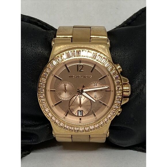 Michael Kors MK5412 Women's Rose Gold Stainless Steel Analog Quartz Watch MP754 - Picture 3 of 12